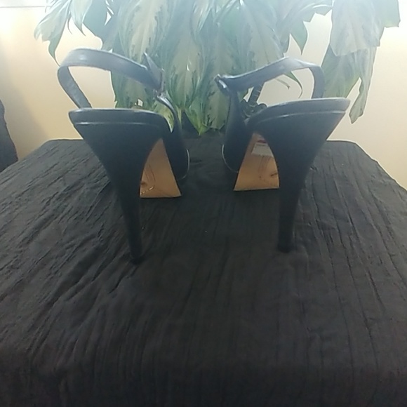 Vince Camuto Black Straw Fabric 👡 - Picture 6 of 8